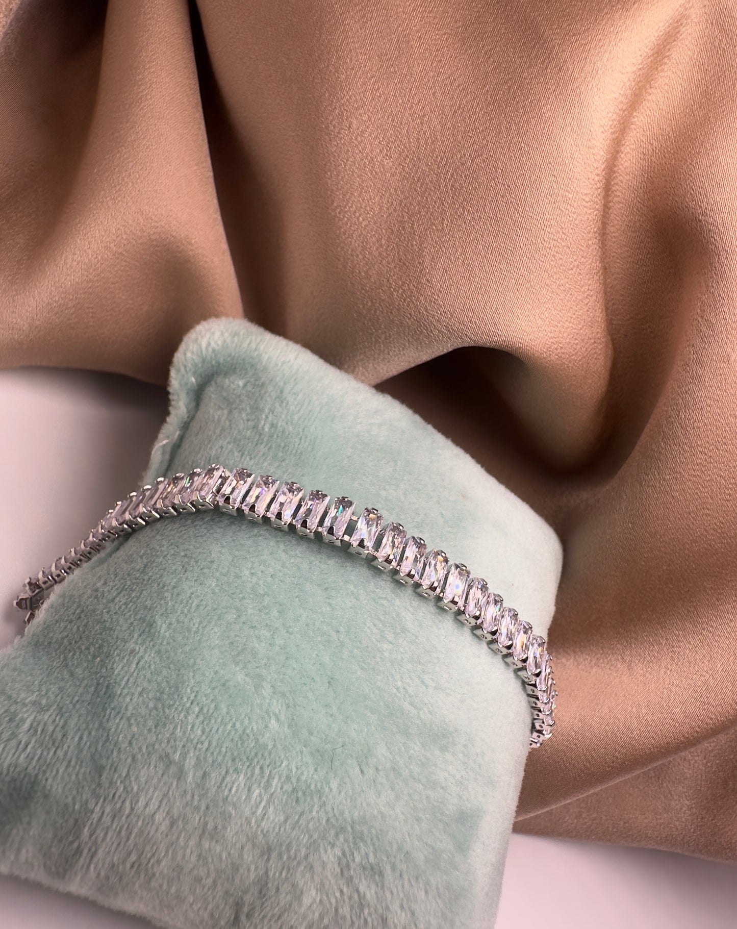 Silver Tennis Bracelet