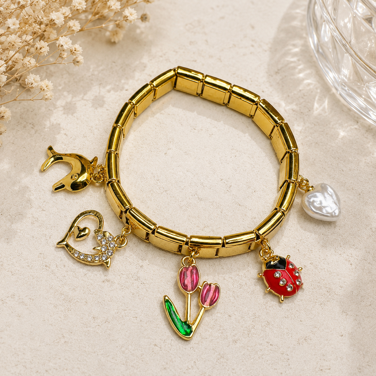 Spring Garden Italian Bracelet