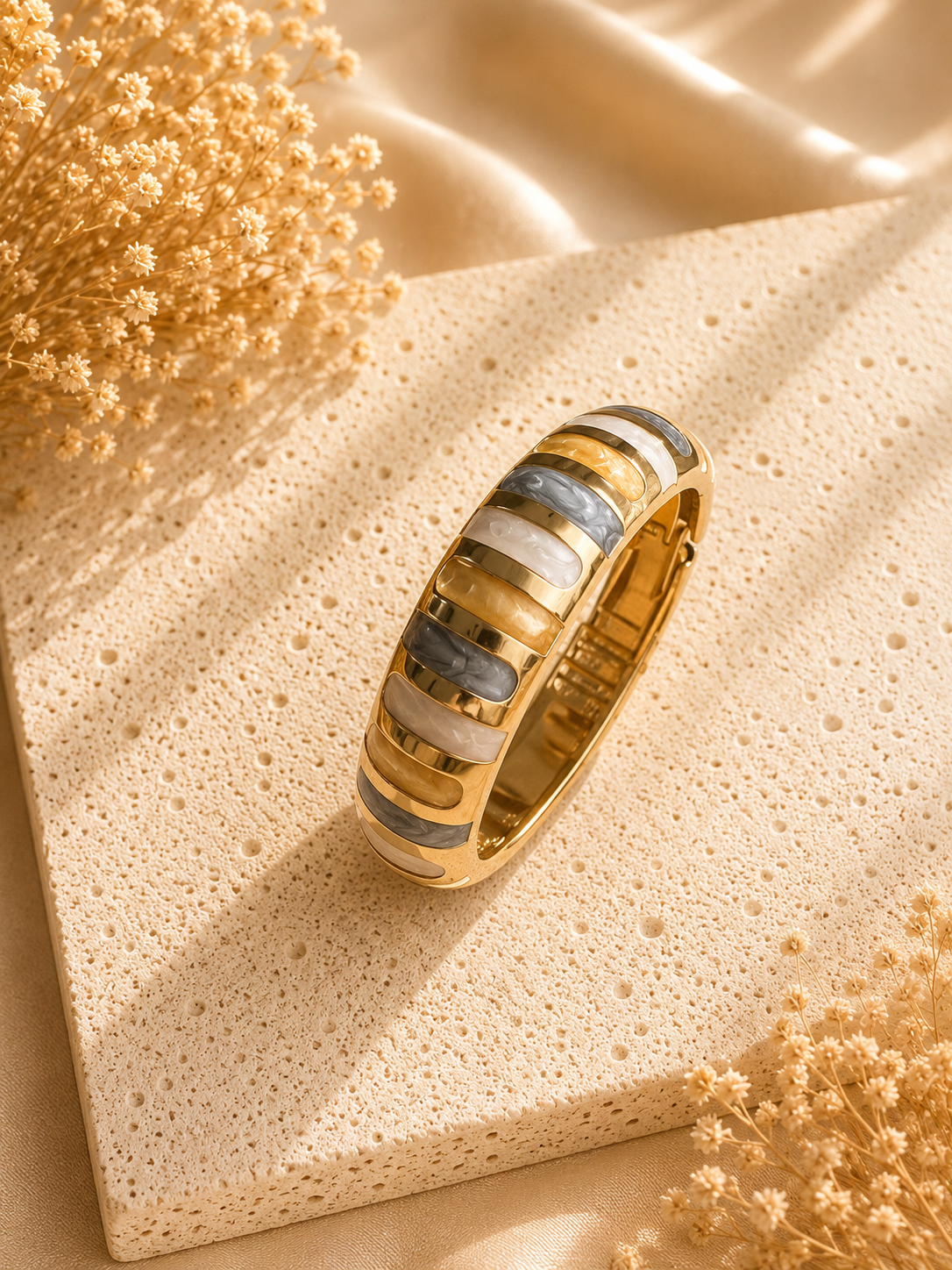 Sandstone Aura Italian Bracelet