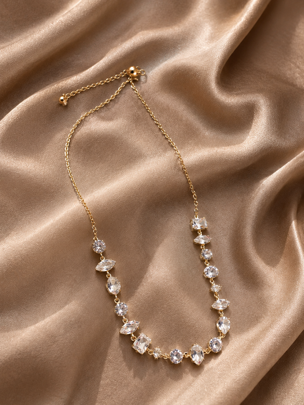 Crystal Cascade Necklace