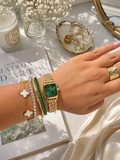 Emerald Vintage Watch Stack
