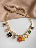 Bloom & Bee Charm Necklace