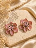 Rosé Blossom Earrings
