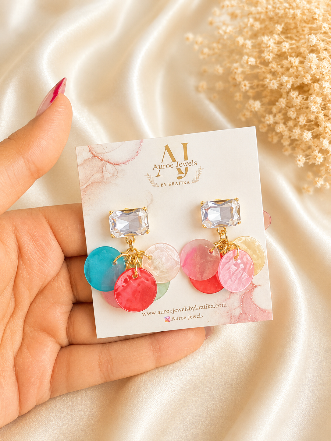 Aurora Disc Earrings