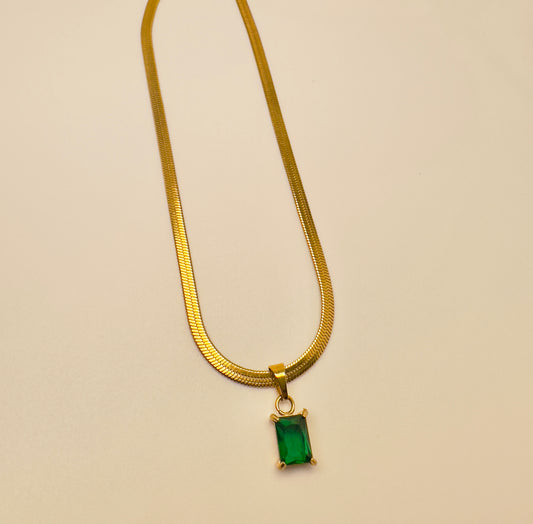 Emerald green stone Pendant