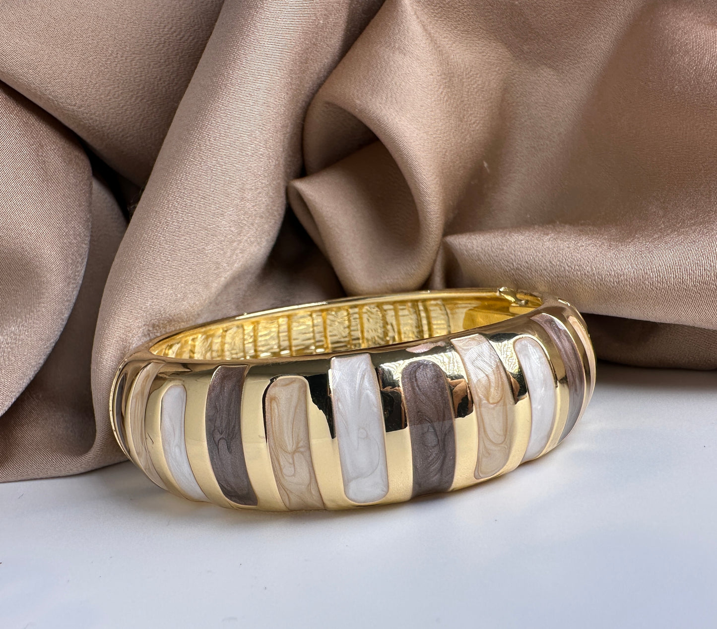 Truffle Shine Enamel Bracelet