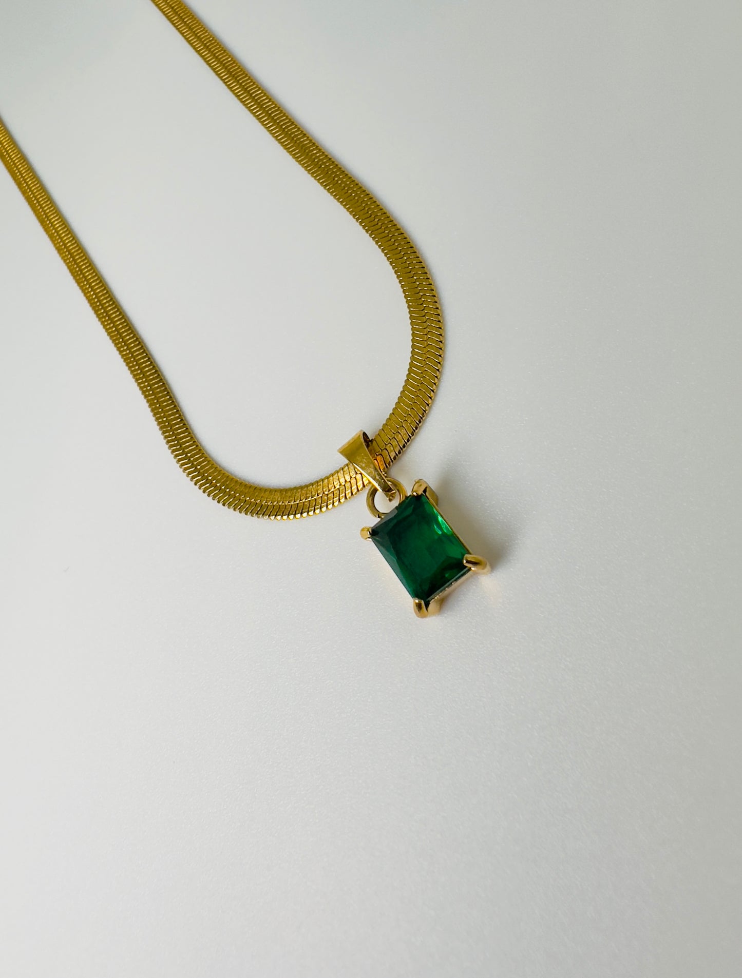 Emerald green stone Pendant