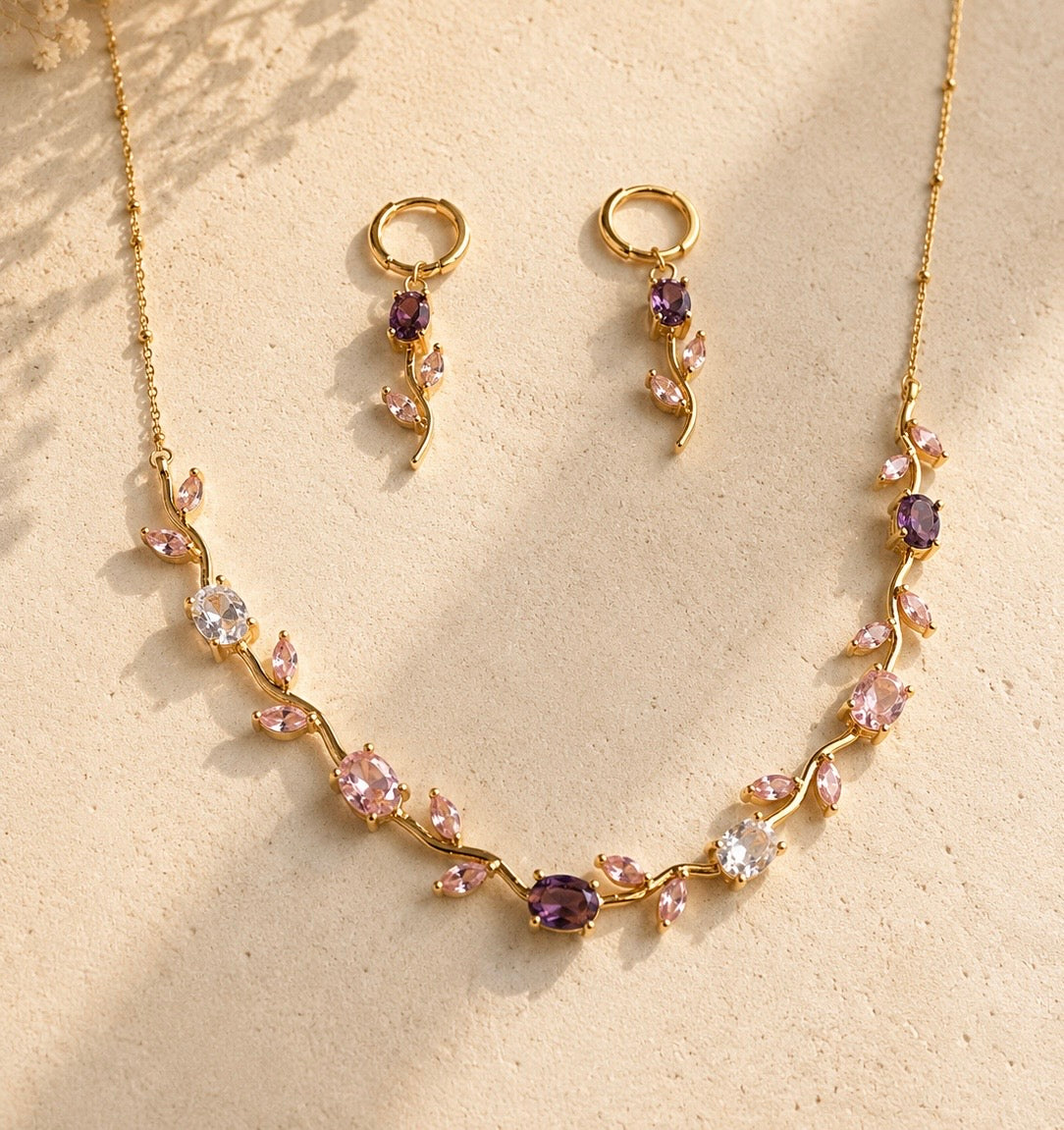 Tulip Necklace Set