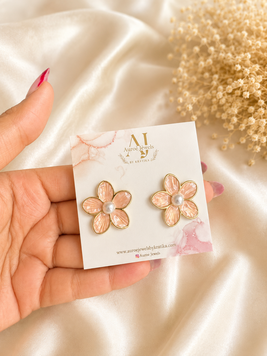 Pastel Bloom Stud Earrings