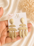 Golden Cascade Drop Earrings