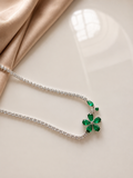 Emerald Bloom Necklace