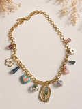 Blush Garden Charm Necklace