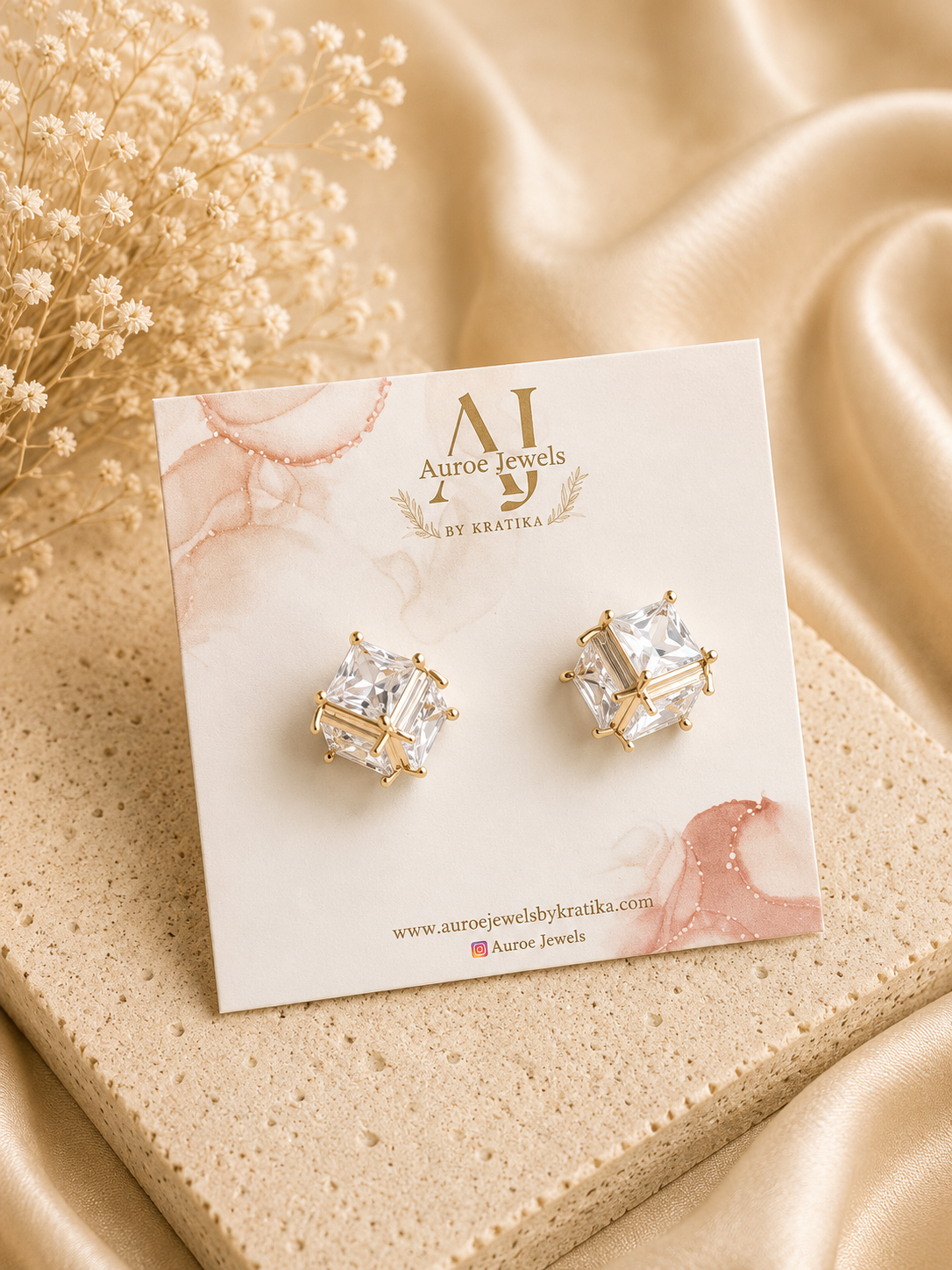 Celeste Prism Stud Earrings