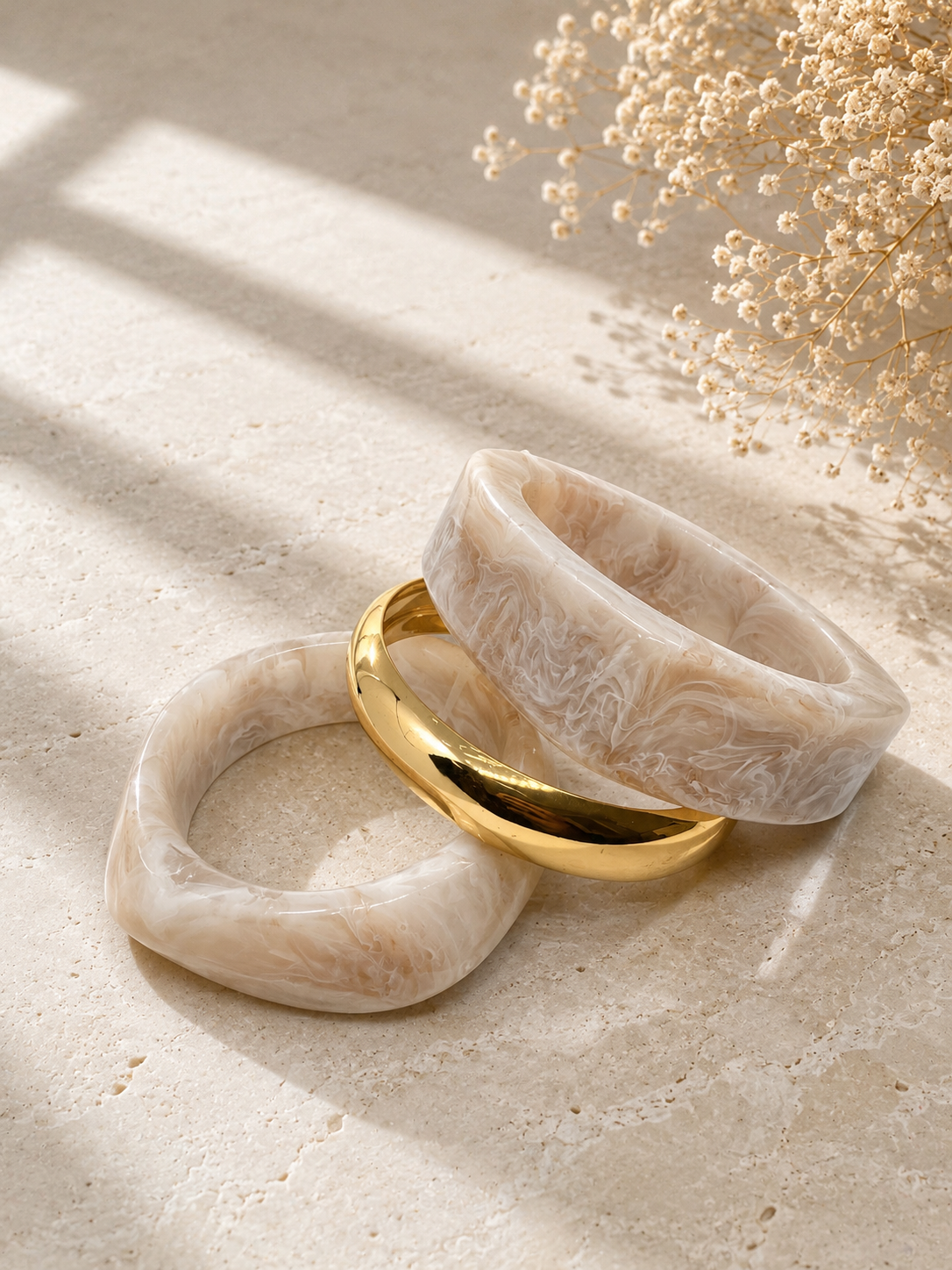 Ivory Marble Luxe Stack