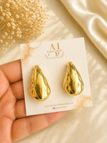 Sculpted Gold Studs