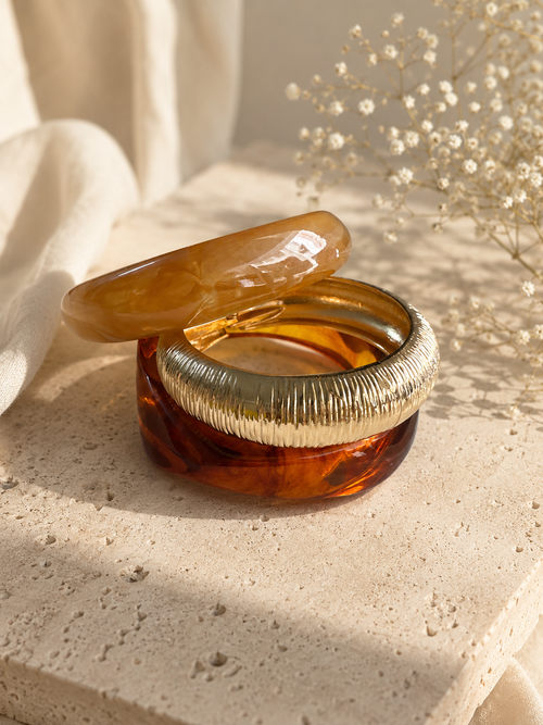 Amber Muse Bangle Stack