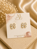 Crystal Bloom Stud Earrings
