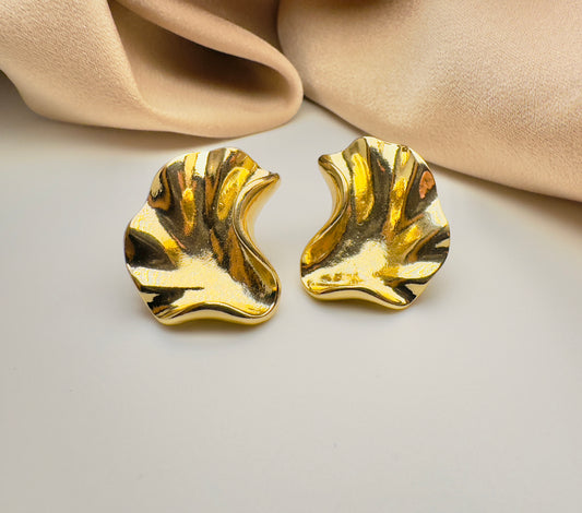 Golden Fern Earrings