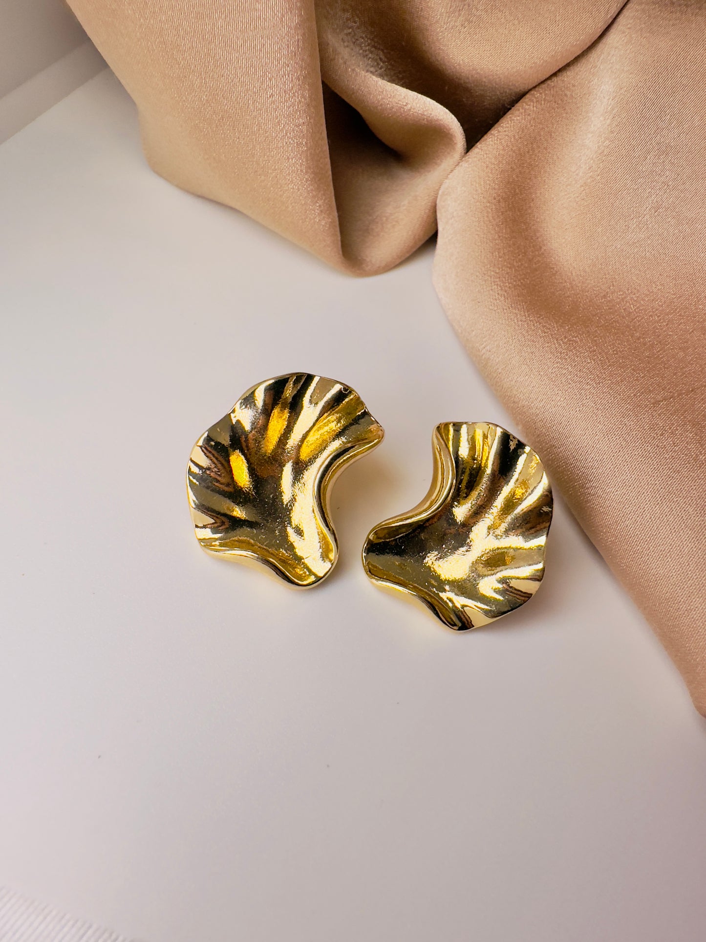 Golden Fern Earrings