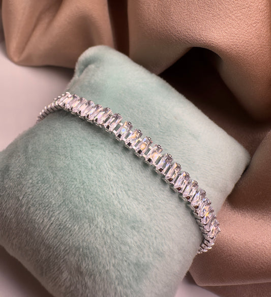 Silver Tennis Bracelet