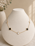 Black & white Clover Necklace