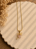 Blush Bow Necklace