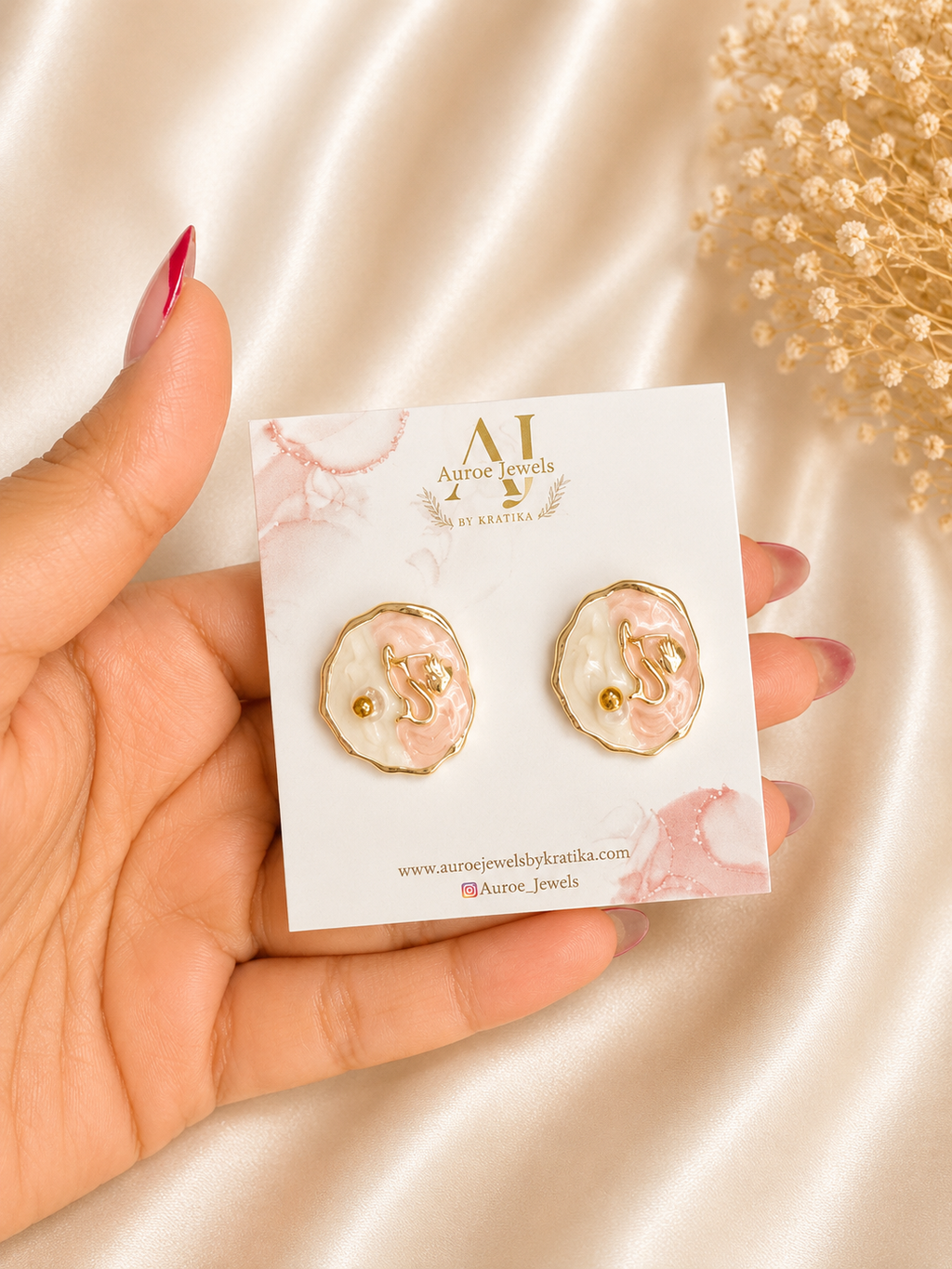 Candy Swirl Stud Earrings