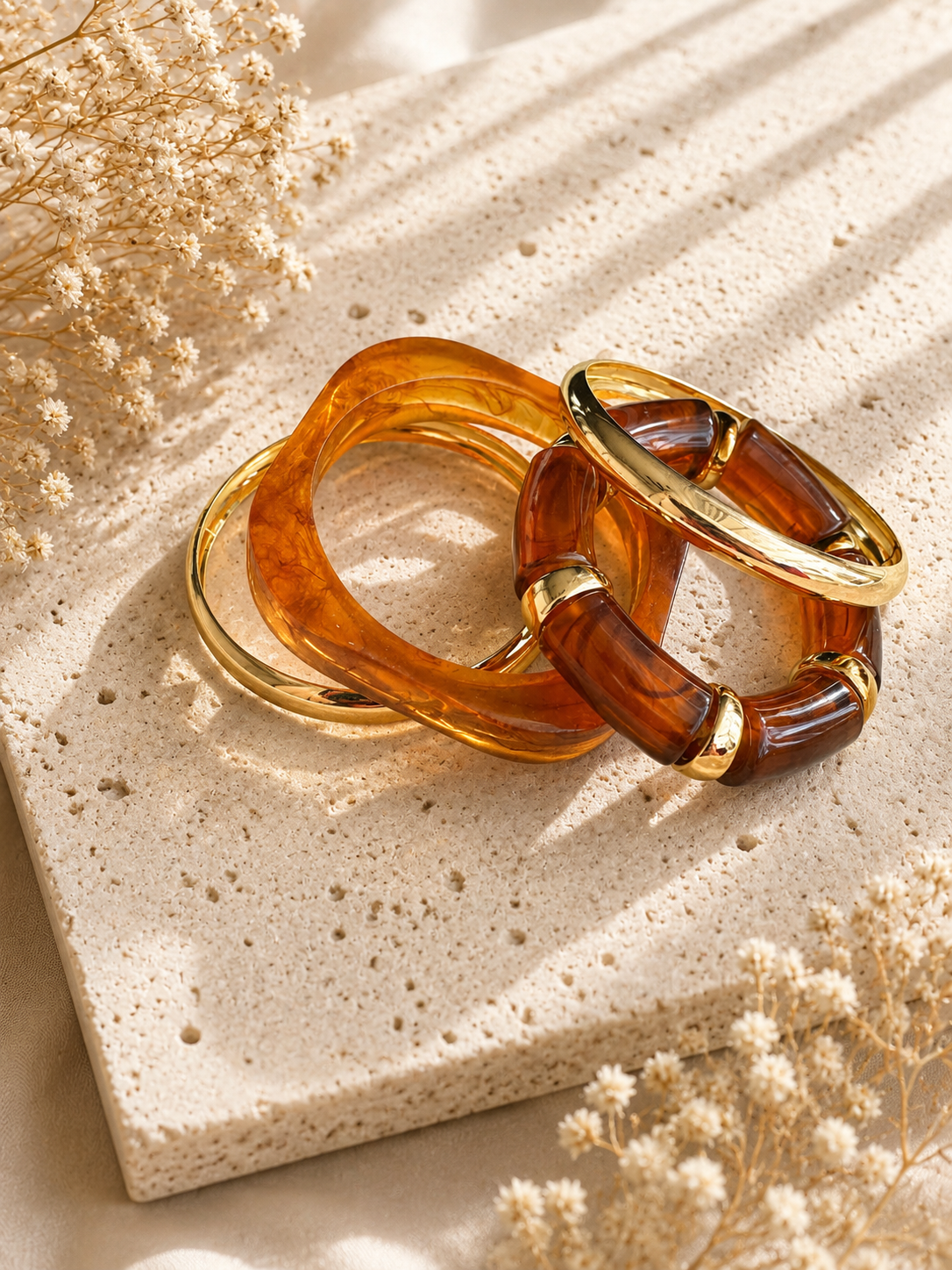 Amber Glow Resin Stack