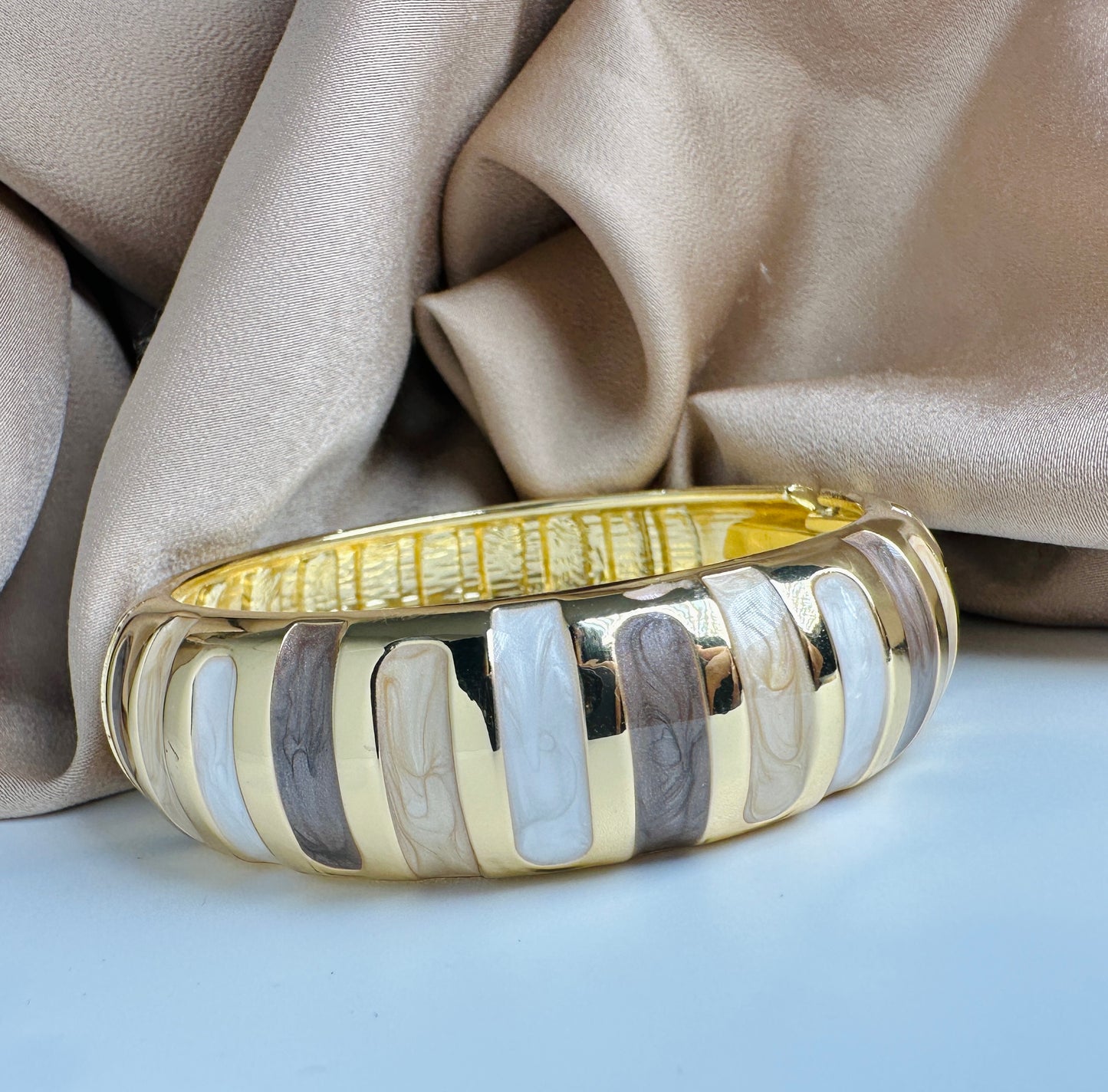 Truffle Shine Enamel Bracelet