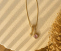 Starlit Blush Charm Necklace