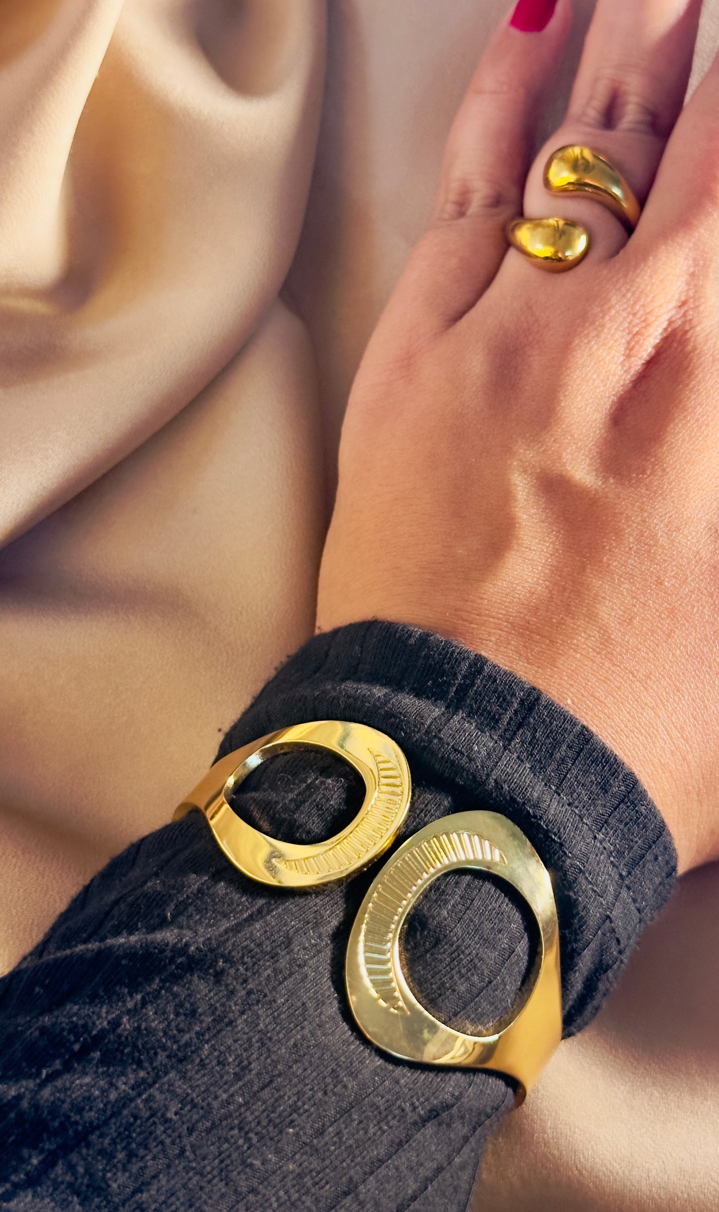 Cutout Cuff Bracelet