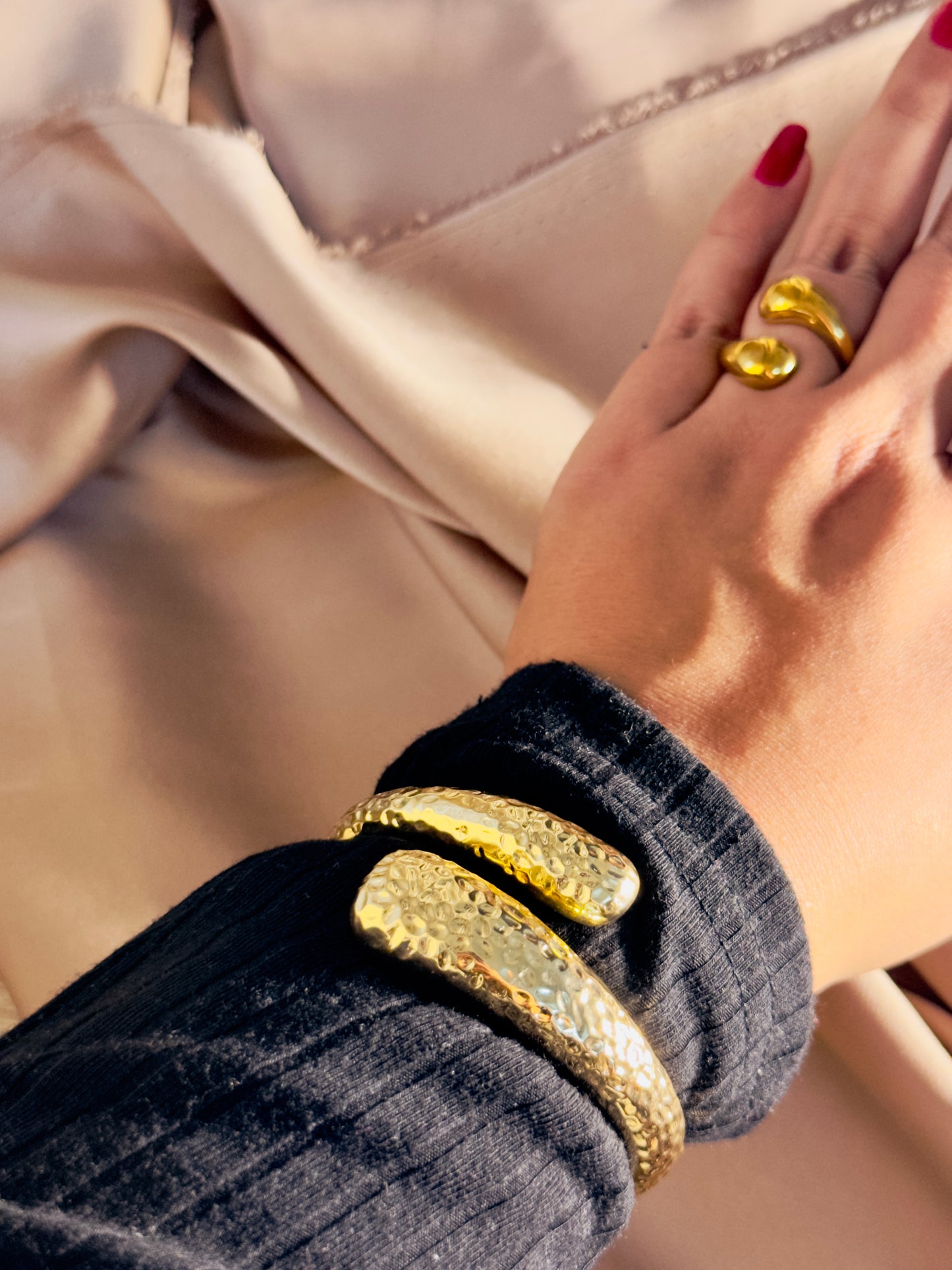 Golden Curve Bracelet