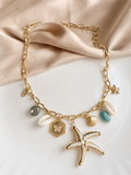 Seaside Treasure Charm Necklace